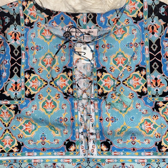 NWT Nanette Lepore “Tapestry” Swim Cover-Up Tunic Dress - Picture 10 of 13